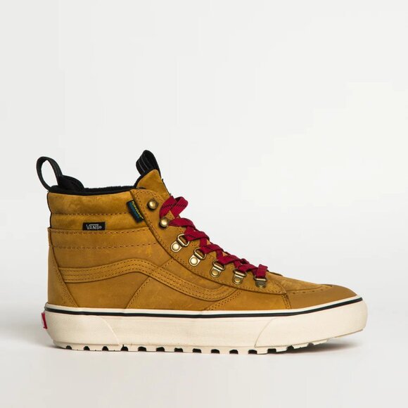 Vans Sk8-Hi Dr MTE-2 Boots Pop Lace Tan Mens Size 10 VN0009QMJM9 NEW RARE - Picture 8 of 13